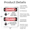 Signmission High Voltage Keep Away Bilingual Danger Sign, Plastic, 12in W x 18in L, 2PK OS-2PACK-DS-P-1218-VS-1344 - alternate 6